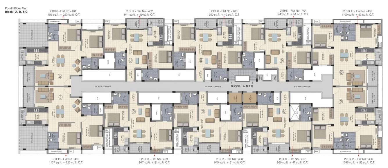 Images for Cluster Plan of Kochar Arjun Gardens