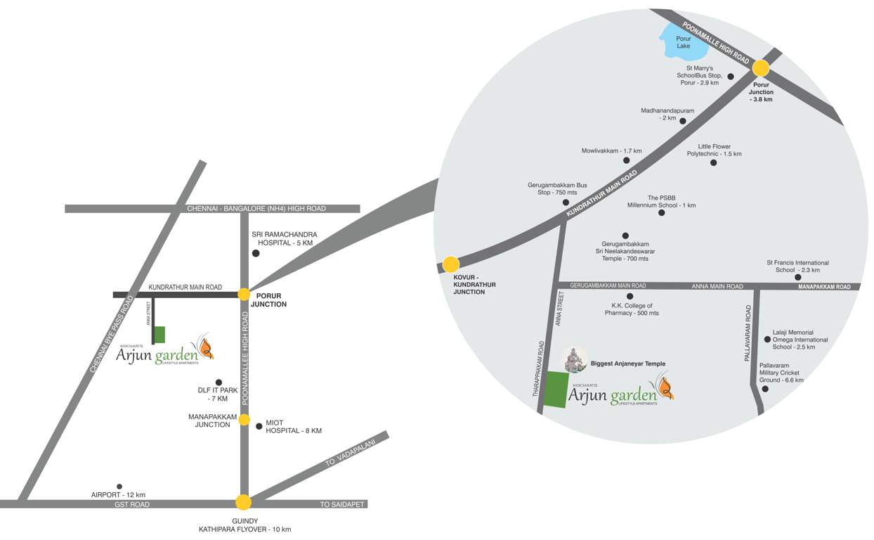 Images for Location Plan of Kochar Arjun Gardens