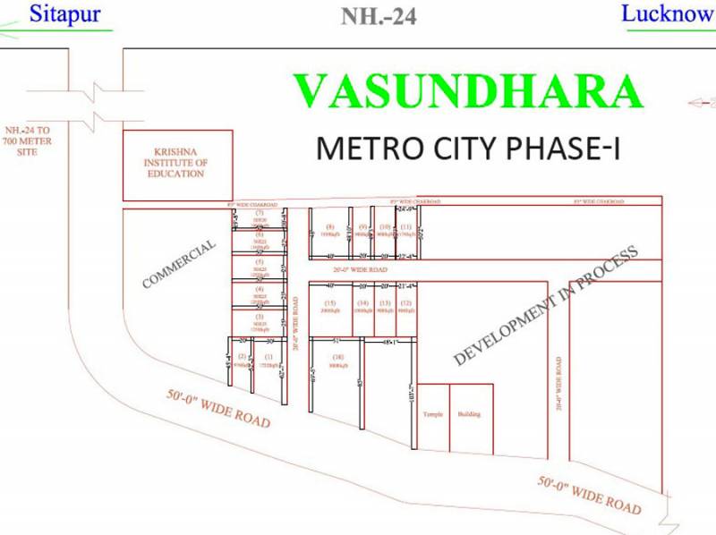 Images for Location Plan of Vasundhara Metro City Phase 1
