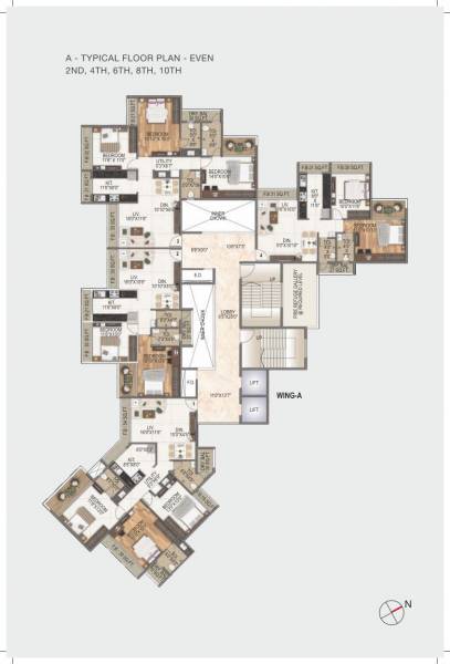  the-palms Wing A Cluster Plan