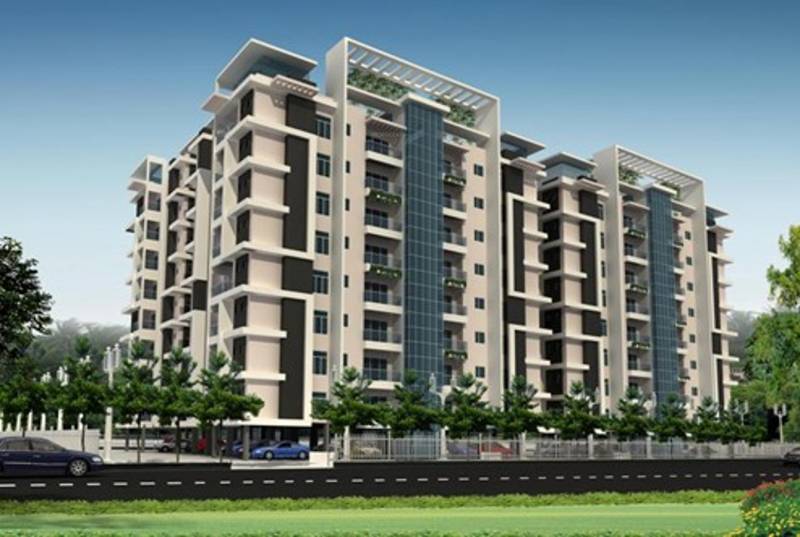 Images for Elevation of Parth Construction Lucknow Blue Monarch