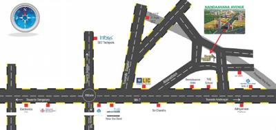  avenue Images for Location Plan of Nandaavana Avenue