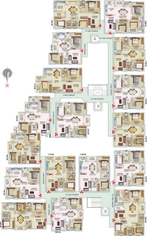  green view Images for Cluster Plan of R S Developers Bangalore Green View