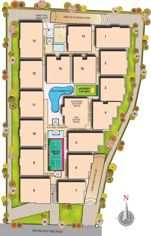  green view Images for Layout Plan of R S Developers Bangalore Green View