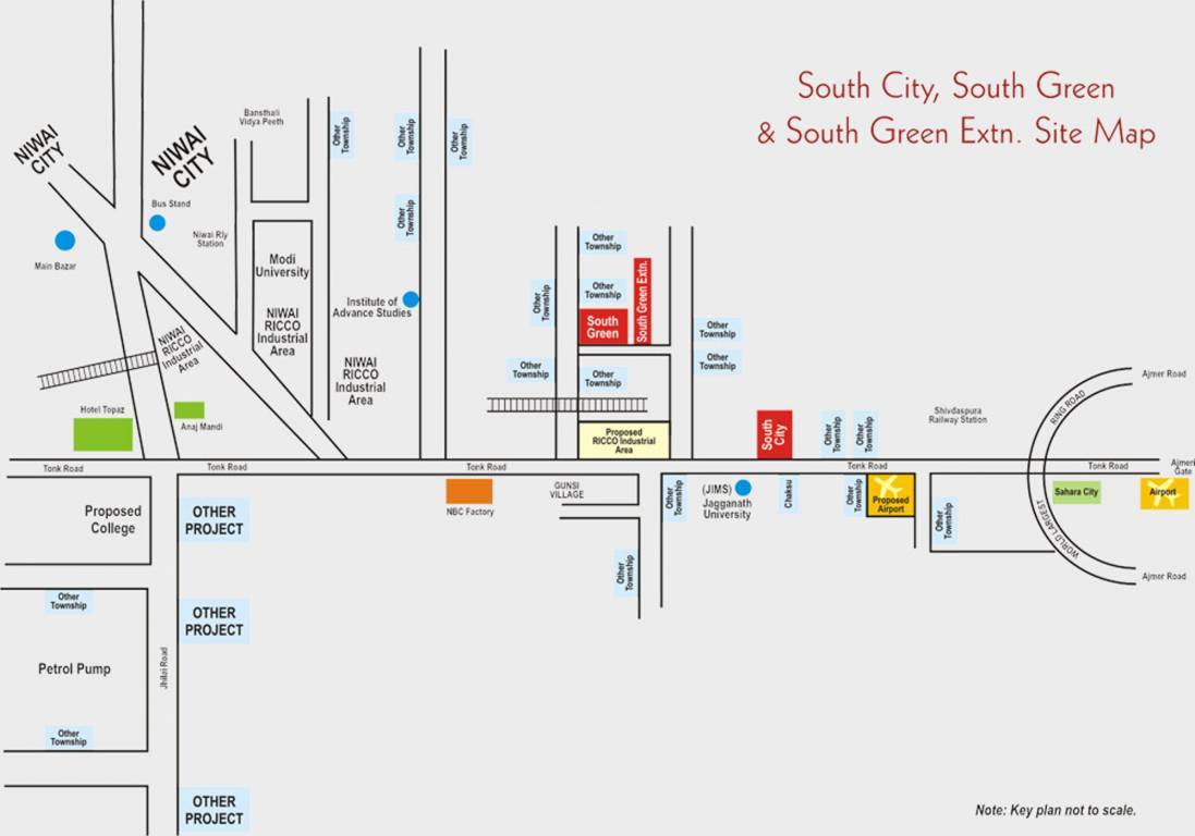 south green Location Plan