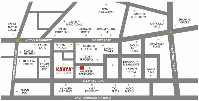 Images for Location Plan of AVS Kavya Apartments