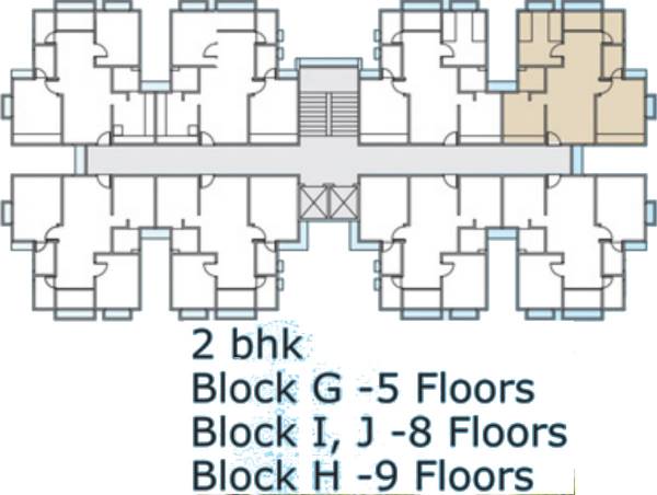 Block G, I, J & H Cluster Plan For Typical Floor river-side-park Block G, I, J & H Cluster Plan For Typical Floor