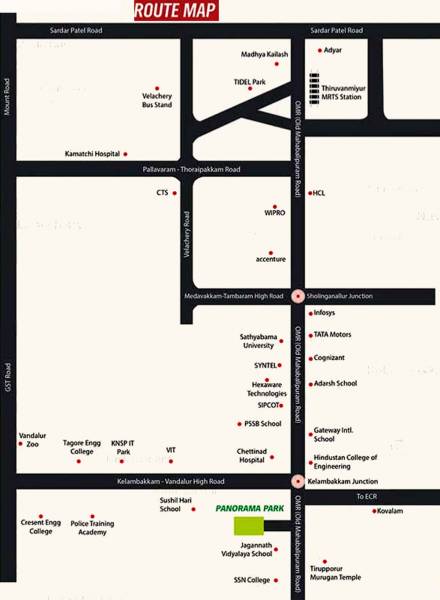 Images for Location Plan of Green Peace Luxury Homes Panorama Park