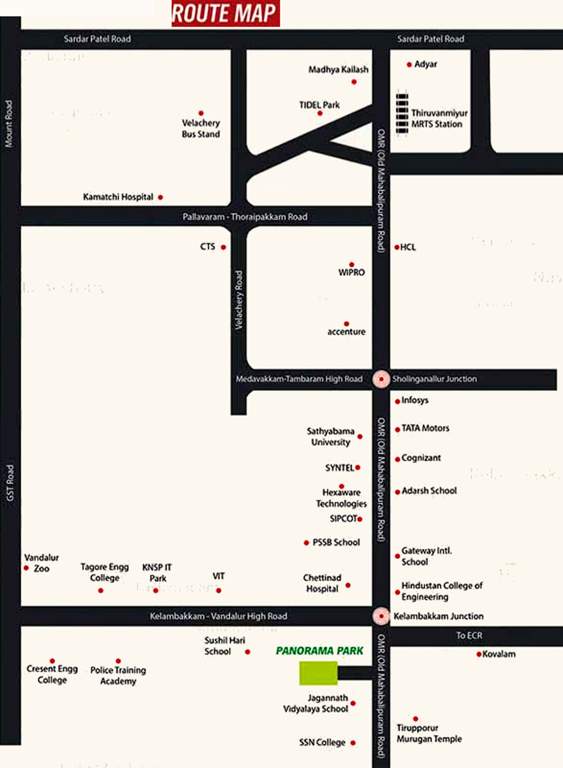 Images for Location Plan of Green Peace Luxury Homes Panorama Park