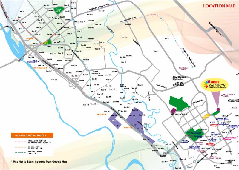 Images for Location Plan of Ansal Rainbow