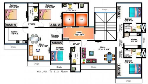  swiss-boulevard Images for Cluster Plan of Chaurang Swiss Boulevard