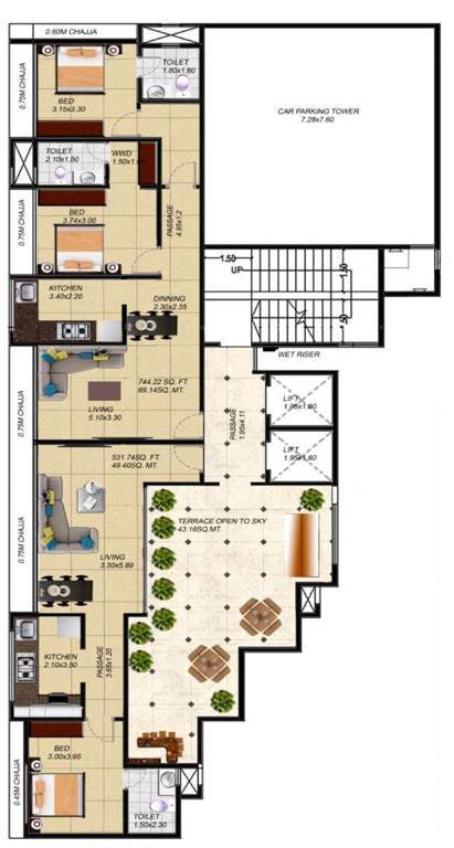  nakshatra Images for Cluster Plan of Metro Nakshatra