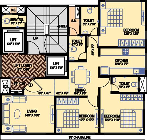 Images for Cluster Plan of Metro Tulsi Elanza