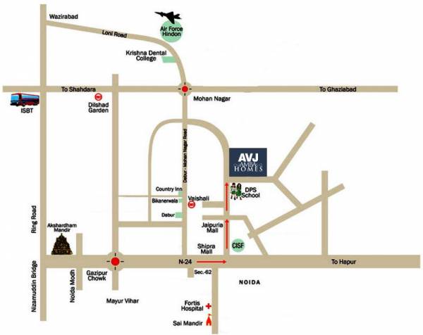Images for Location Plan of Avj Amba Homes Images for Location Plan of Avj Amba Homes