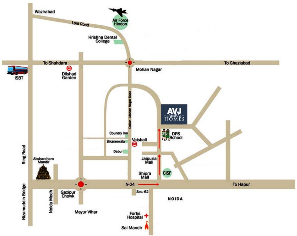 Images for Location Plan of Avj Amba Homes