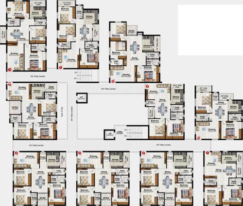 Images for Cluster Plan of Vishnuteja Gulmohar Residency gulmohar-residency Images for Cluster Plan of Vishnuteja Gulmohar Residency