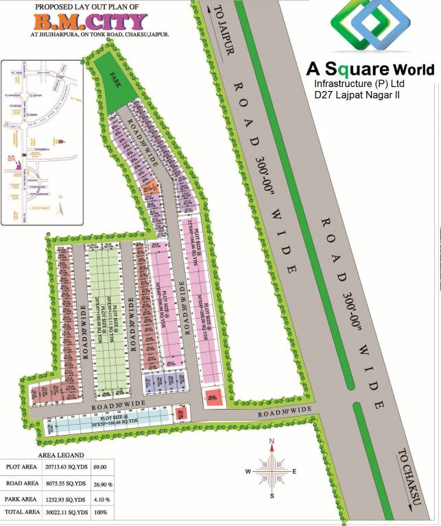 Images for Layout Plan of A square BM City