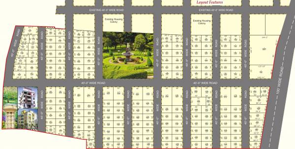 Images for Layout Plan of Lifestyle Smart Villaz Plots Images for Layout Plan of Lifestyle Smart Villaz Plots