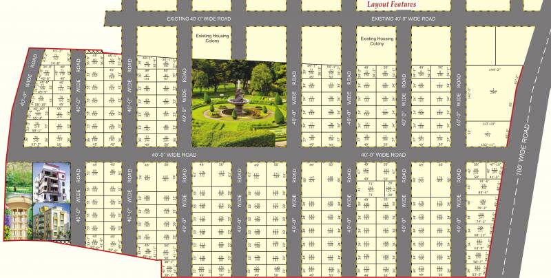 Images for Layout Plan of Lifestyle Smart Villaz Plots