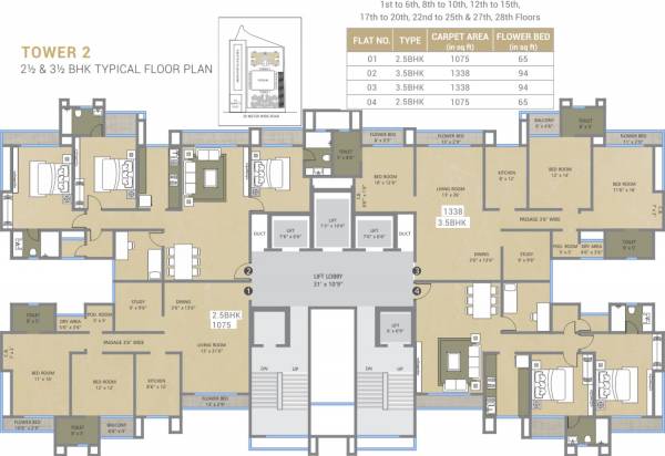 Images for Cluster Plan of Deep Homes Auralis The Twins