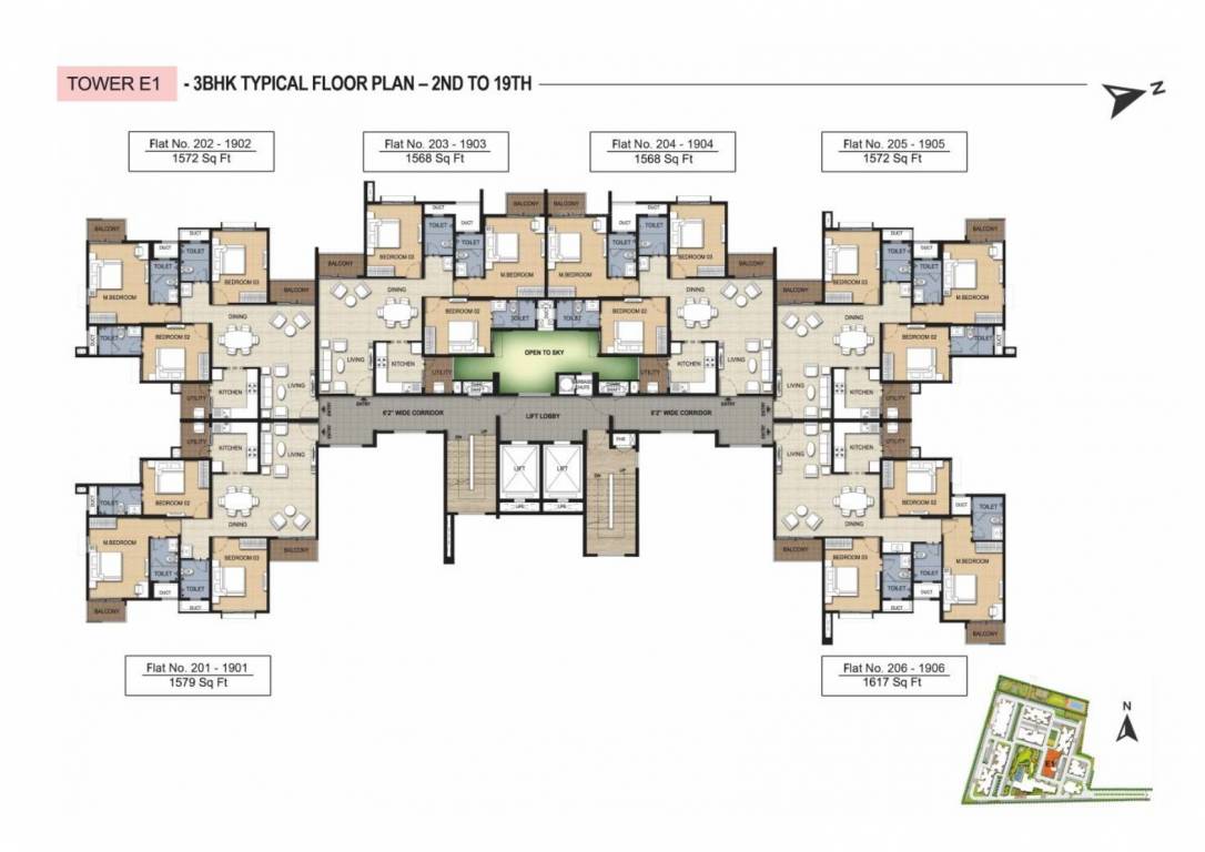risington 2 Tower A1 Cluster Plan