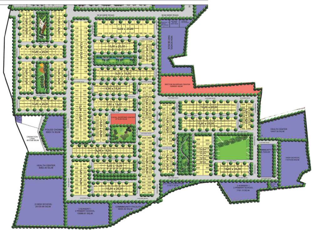  zinnia garden Images for Layout Plan of Ansal Zinnia Garden