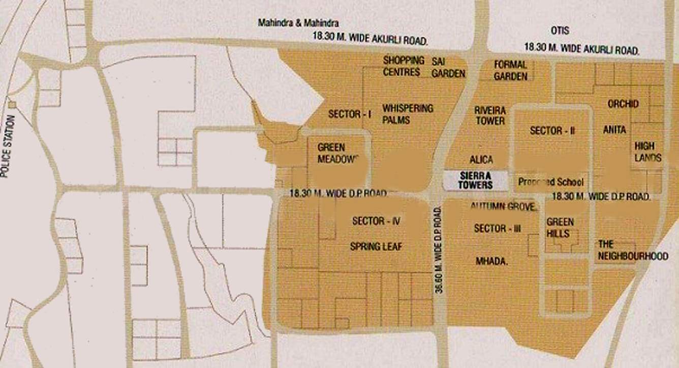  sierra towers Location Plan