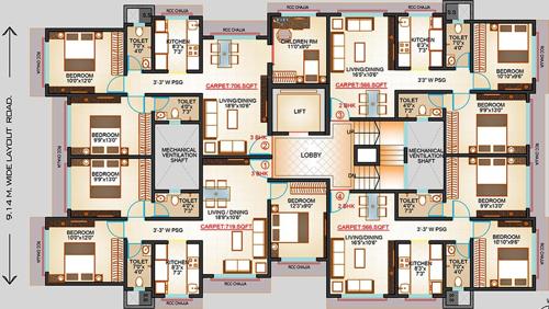 Images for Cluster Plan of Modispaces Indus