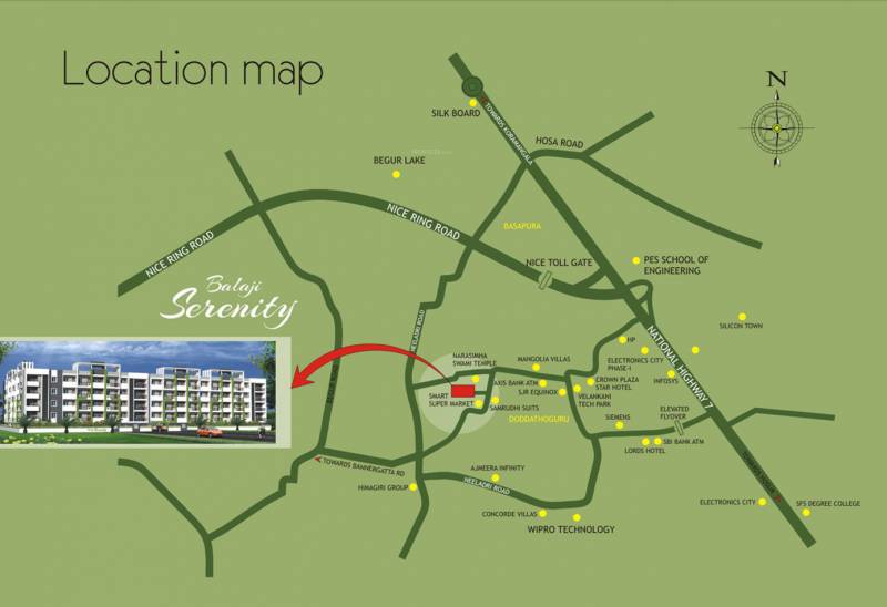 Images for Location Plan of Balaji Serenity