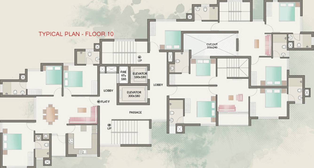Images for Cluster Plan of Crescent Zinnia