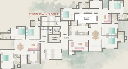 Images for Cluster Plan of Crescent Zinnia
