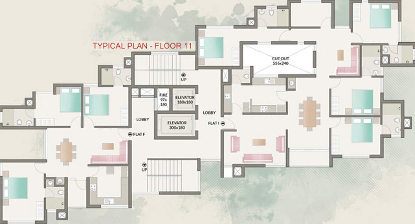 Images for Cluster Plan of Crescent Zinnia