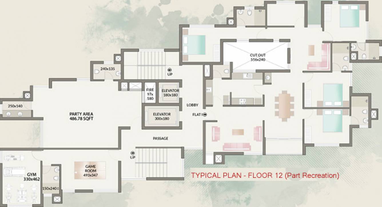 Images for Cluster Plan of Crescent Zinnia