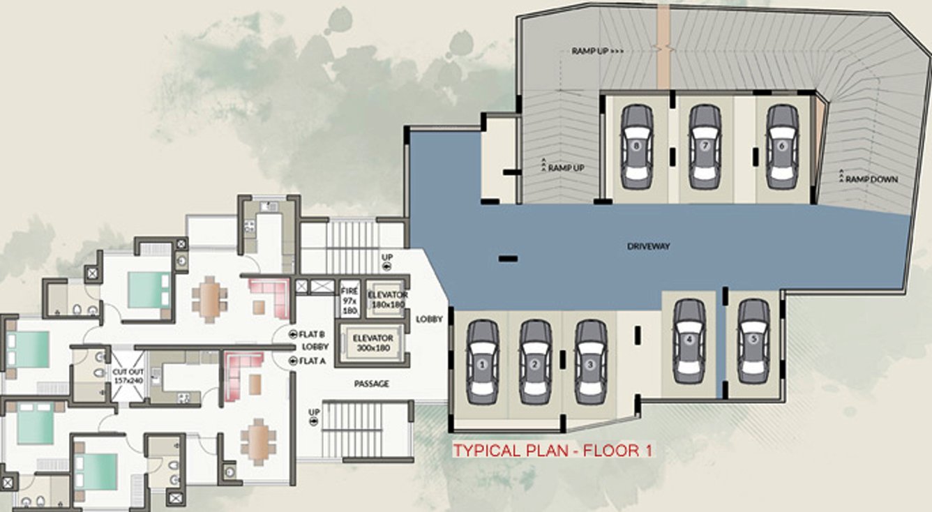 Images for Cluster Plan of Crescent Zinnia