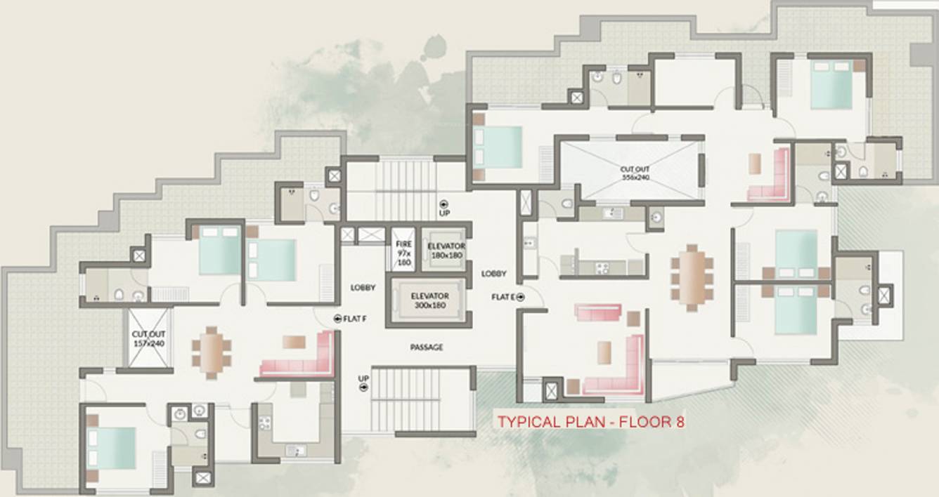 Images for Cluster Plan of Crescent Zinnia