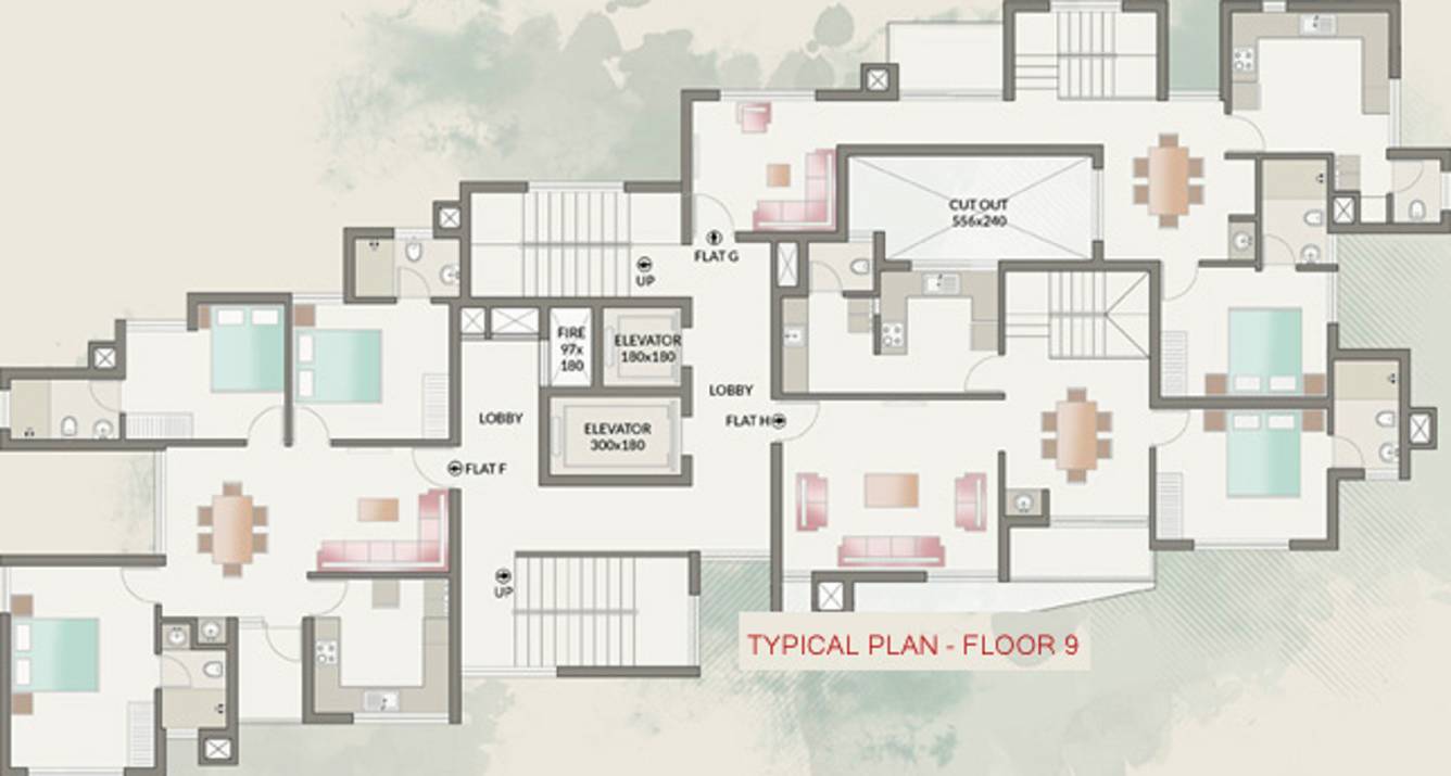 Images for Cluster Plan of Crescent Zinnia
