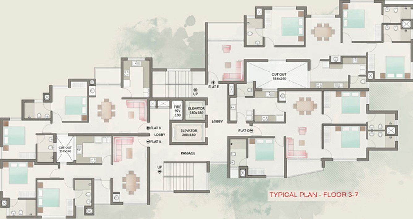 Images for Cluster Plan of Crescent Zinnia