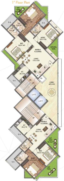  vedanta Images for Cluster Plan of Vinay Vedanta
