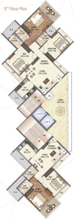  vedanta Images for Cluster Plan of Vinay Vedanta
