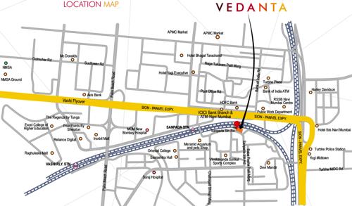  vedanta Images for Location Plan of Vinay Vedanta
