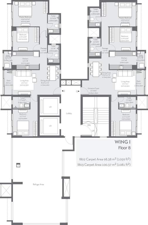 the trees residential phase 1 Images for Cluster Plan of Godrej The Trees Residential Phase 1
