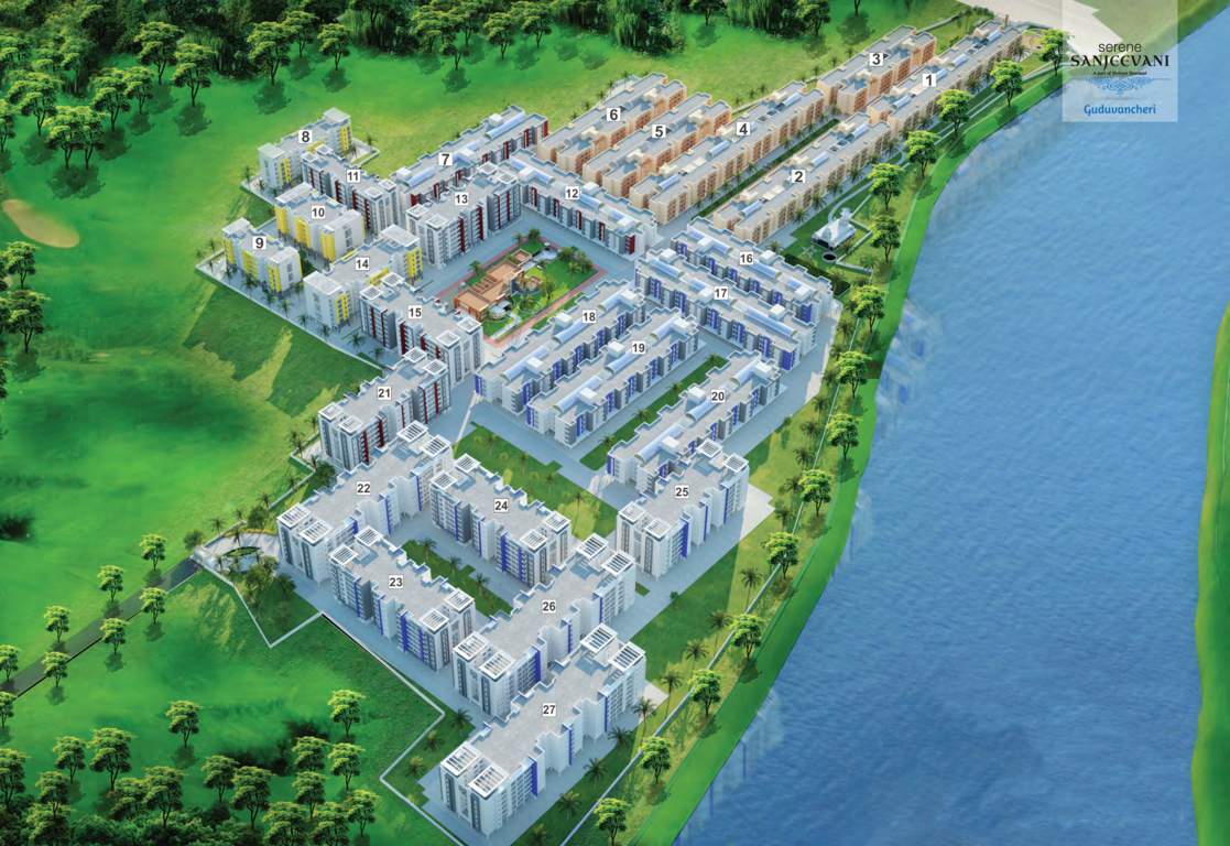  peace at temple bells Images for Master Plan of Shriram Peace at Temple Bells