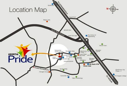  pride Images for Location Plan of Keerthi Pride
