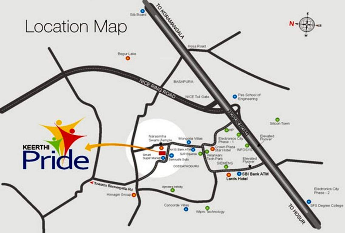  pride Images for Location Plan of Keerthi Pride