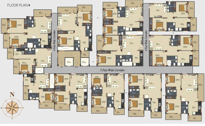  paradise Cluster Plan