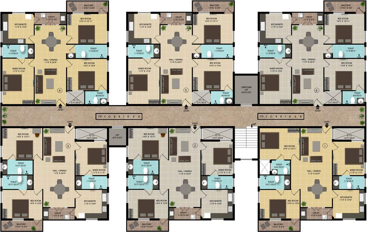  serene rose Images for Cluster Plan of Serene Rose