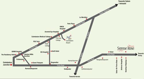  serene-rose Images for Location Plan of Serene Rose