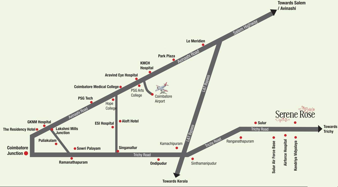  serene rose Images for Location Plan of Serene Rose