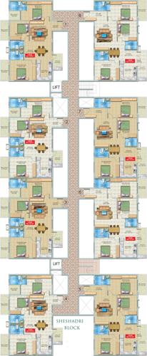 Images for Cluster Plan of Chowdeshwari Thirumala Lakshmi Grand