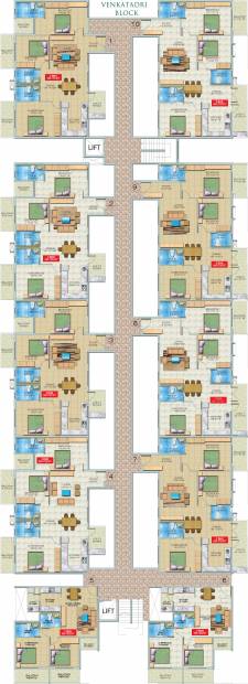 Images for Cluster Plan of Chowdeshwari Thirumala Lakshmi Grand